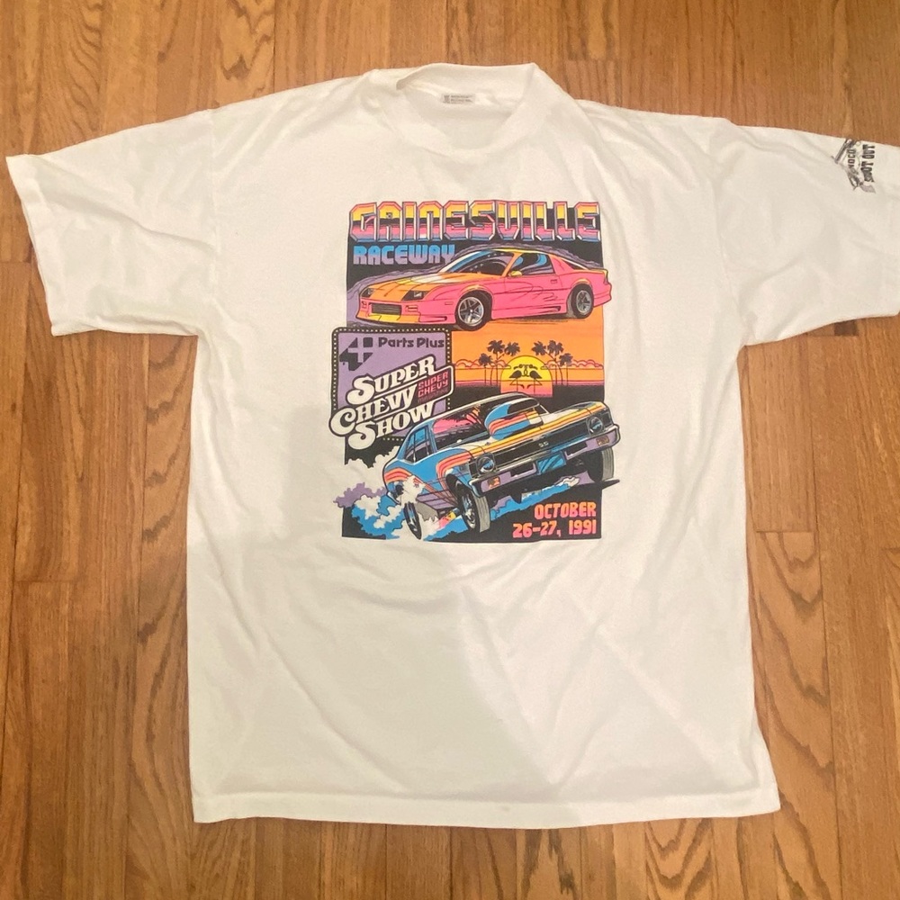Vintage NHRA Chevy Shirt Mens Large